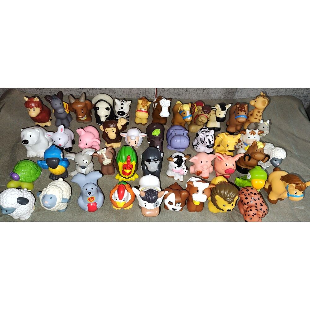 Fisher-Price Little People Lot of 45 Animal Figures